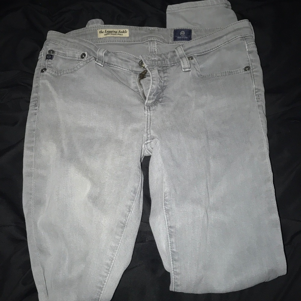 AG Adriano Goldschmied Grey Pants